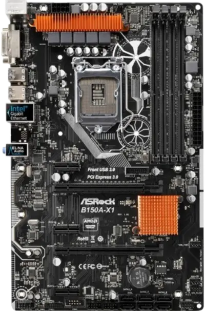 Image: motherboard_asrock_b150a-x1